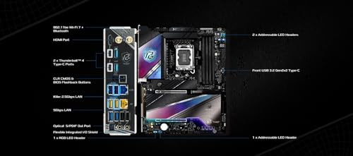 Placa Base Z890 LGA 1851 ATX Phantom Gaming Z890 Nova WiFi DDR5 Raid WiFi - Scheda madre - Immagine 4