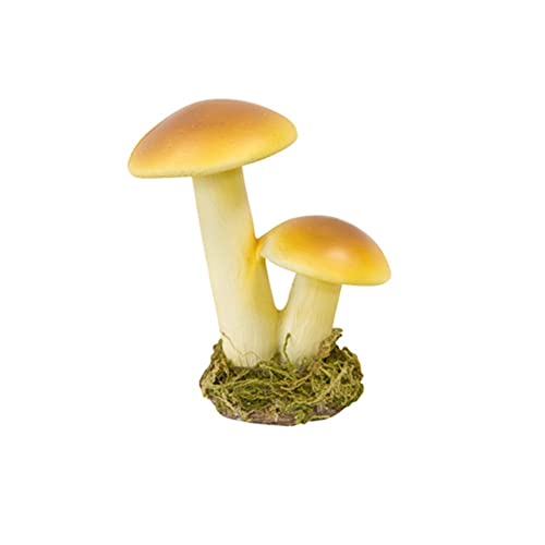 HOBI Champignons MOUSSERON RÉSINE 11.3X6.5X9CM Brun