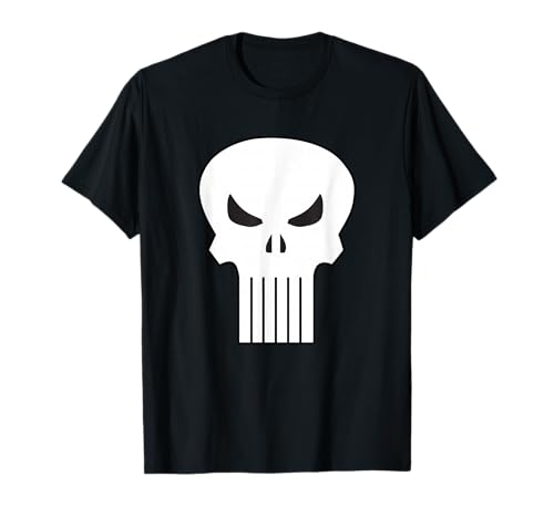 Marvel Punisher Classic Comics Skull Vintage Chest Logo...