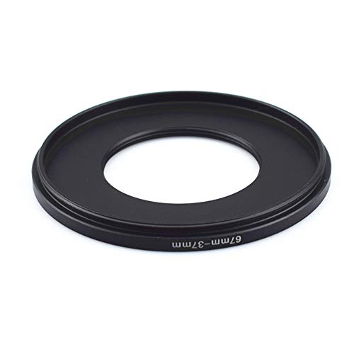 Image of 67mm to 37mm /67mm-37mm Step-Down Ring Filter Adapter for All Brands UV,ND,CPL,Metal Step-Down Ring Adapter