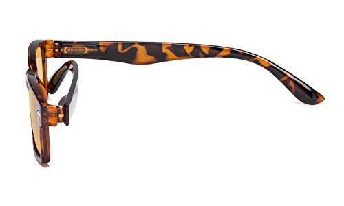 Image of CessBlu Amber Tinted Digital Blue Light Blocking Glasses for Men Women Reading Computer