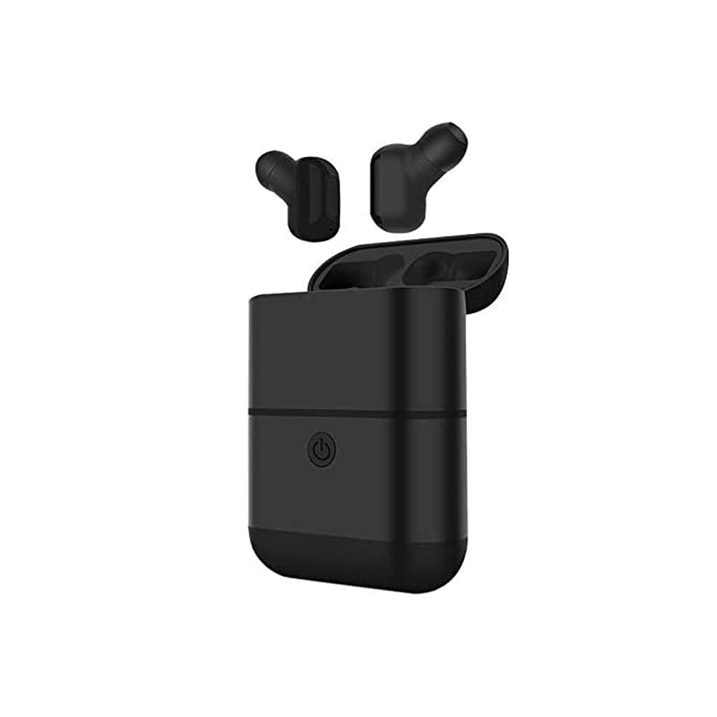 QESTO TVE Earbuds Bluetooth Headphones Touch Control with Wireless Charging Case Waterproof Stereo Earphones In-Ear Built-in Mic Headset Premium Deep Bass for Sport(A)