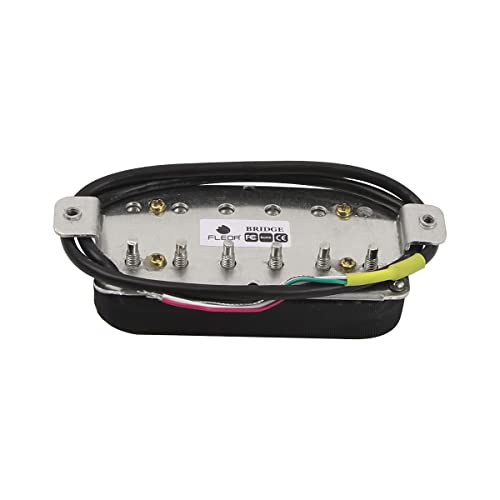 Fleor Electric Guitar Pickup Double Coil Humbucker Pickups 52Mm Ceramic Bridge Pickup - Black #TOP4