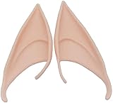 Il y a deux tailles au choix. Creat Oreilles d\'elfe pour fête - Accessoires de déguisement pour femme - S 12 cm - Décoration d\'Halloween pratique et astucieuse