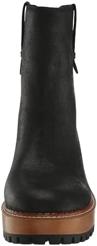 Lucky Brand Women's Rhoslyn Lug Boot Ankle, Black, 8 | Image 1