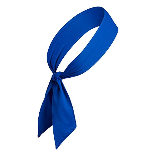 Adidas Alphaskin Tie Headband, Collegiate Royal Blue/Black, One Size #TOP5