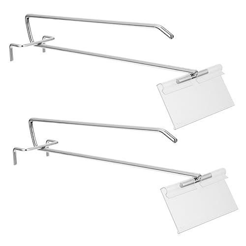 ERINGOGO 2Sets Mall Shelf Hooks Pegboard Display Hooks for Shop Organization Goods Display Rack Space Saving Design for Supermarkets and Retail Displays