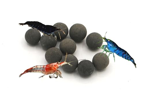 Awesome Industries Betta & Shrimp Tourmaline Mineral Balls Aquarium Water Conditioner Over 30 Elements Improves Water Quality, pH Balance, Health, Color & Breeding (10 Pack Regular)