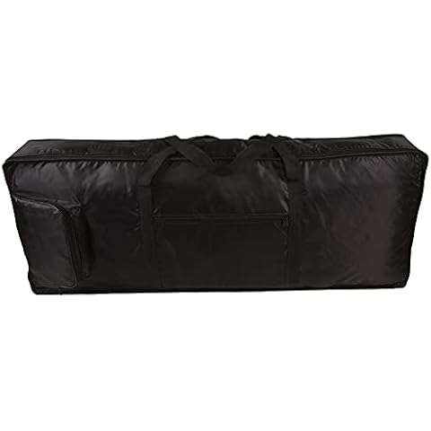 Taosheng Gig Bag 61-Key Keyboard Electric Piano Padded Case Padded Case with Handle Strap Adjustable Shoulder Backpack Travel Tote with Extra Pockets Dustproof Cover