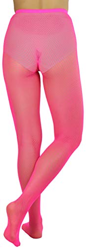 ToBeInStyle Women’s Sexy Vibrant Fine Classic Fishnet Full Footed Pantyhose2
