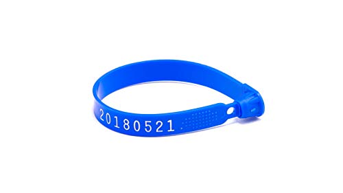 Cambridge Security Seals Plastic Truck Seal PTS, Fixed Length 7.5 Inch Blue, 100 Pieces Made in USA, for Trailer Doors, Storage Cabinets, Totes, Boxes, Containers, Cargo, and More Cambridge Security Seals Plastic Truck Seal PTS, Fixed Length 7.5 Inch Blue, 100 Pieces Made in USA, for Trailer Doors, Storage Cabinets, Totes, Boxes, Containers, Cargo, and More