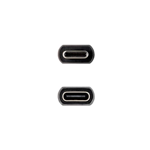 NANOCABLE 10.01.4401-L150 USB 3.2 Gen2x2 20Gbps 3A, 4K/60Hz, USB-C Male to USB-C Female Cable, Black, 1.5m - Image 4
