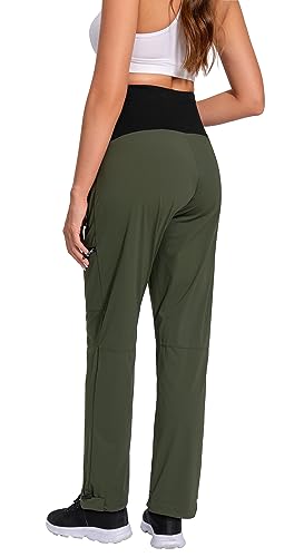 V Vocni Maternity Pants Quick-Dry Cargo Scrub Pants Women'S Hiking Pants Athletic Workout Lounge Casual Outdoor Army Greenmedium thumb #4