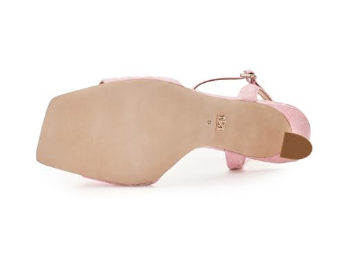 Image of Badgley Mischka Women's Cady Sandals With Heart-shaped Buckle