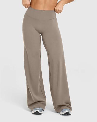 Image of OQQ Yoga Pants Women Casual Soft Straight Leg Bottoms