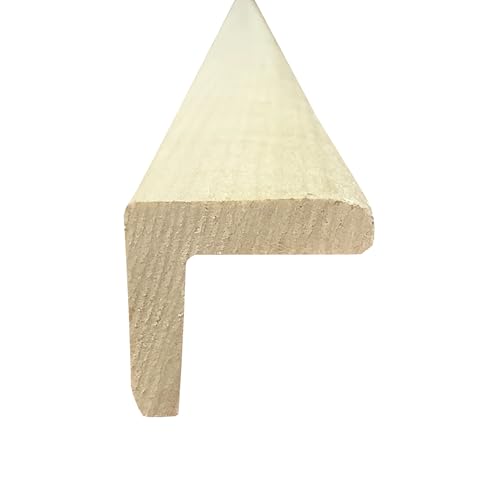 Image of 1x1 Outside Corner Trim Moulding, Real Hardwood, The Millwork Outlet (Poplar, 47 inch)