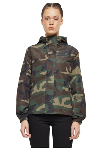 Brandit Women Summer Frontzip Windbrea, Farbe: woodland, Größe: XL