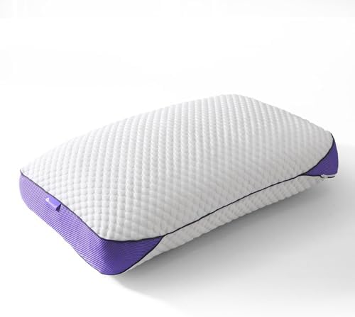 HOMELAB Adjustable Shredded Memory Foam Pillow Queen Size, Coolin...