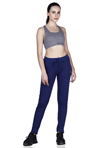 Image of Women's Straight Fit Ankle Length Cotton Track Pant