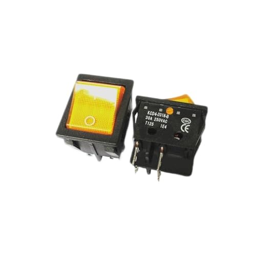 Interrupteur haute puissance KCD4-201N-B 30A à 4 broches pour matériel industriel