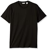 Calvin Klein Men's Short Sleeve Crew Neck Liquid Jersey T-Shirt with UV Protection, Black, X-Large