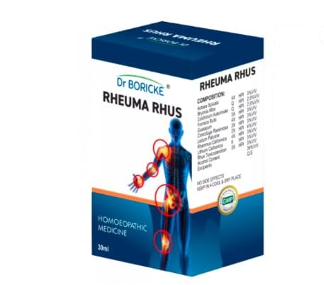 Dr Boricke Homeopathic Rheuma Rhus (30ml) By Vaishnavi Fab