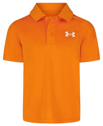 Image of Under Armour Boys' Matchplay Short Sleeve Golf Polo, Lightweight Performance Stretch, Logo Detailing