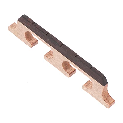 FUNOMOCYA Banjo Saddle Bridge for 5-string Banjo Maple Bridge Banjo Fittings Musical Instrument Part
