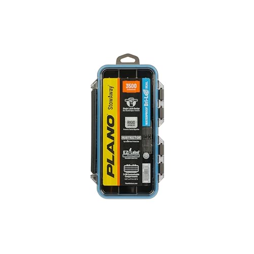 Plano StowAway 3500 Waterproof Stow Tackle Box, IPX7 Waterproof Rating, with Rustricor, Single Latch Design, Transparent DuraView Lid, Stackable Storage for Fishing Bait, Lures and Gear - image 4