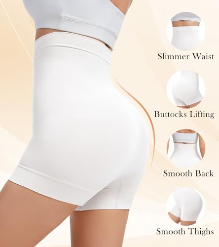 Shapewear Shorts for Women Tummy Control Butt Lifting High Waisted Body Shaper Thigh Slimmer for Under Dresses2