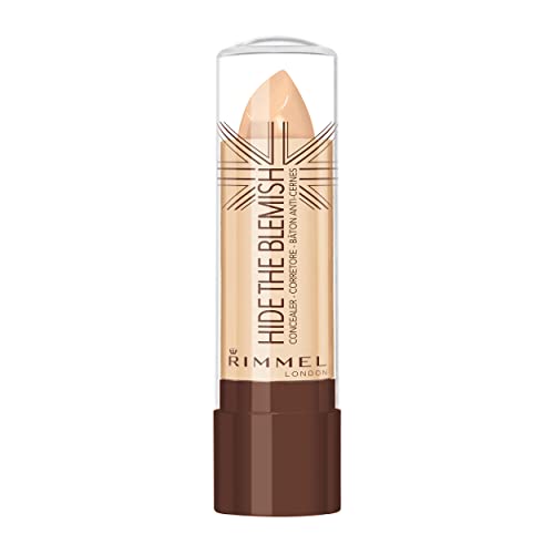 Rimmel London Hide The Blemish Stick Concealer Instant Retouch and Imperfection Camouflage with Easy Application 105 Golden Beige 4.5 g