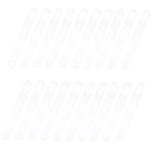 MUCKLILY 20pcs Pp Tongue Depressors for Hospitals Professional Clinic Useful Easy to Use Smooth Surface
