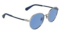Calvin Klein Jeans CALVIN KLEIN JEANS SUNBOY CKJ26302S - Silver/Blue with Solid Light Blue Lens – Ansicht 8