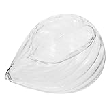 Veemoon Copa de Cóctel Forma de Caracola Transparente de Vidrio, Vaso Creativo para Vino, Jugo y Cerveza, Adecuado para Fiestas Playa y Decoración de Hogar, Copa Reutilizable de Cristal