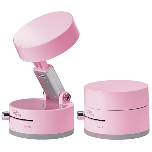 JOYTUTUS Shower Phone Holder, Reusable Suction Cup Phone Mount for Shower, Mirror, Kitchen, Window & Bathroom, Shower Phone Mount Compatible with iPhone 16, 15, 14, 13, 12 & All Phones,Pink,1 Pack