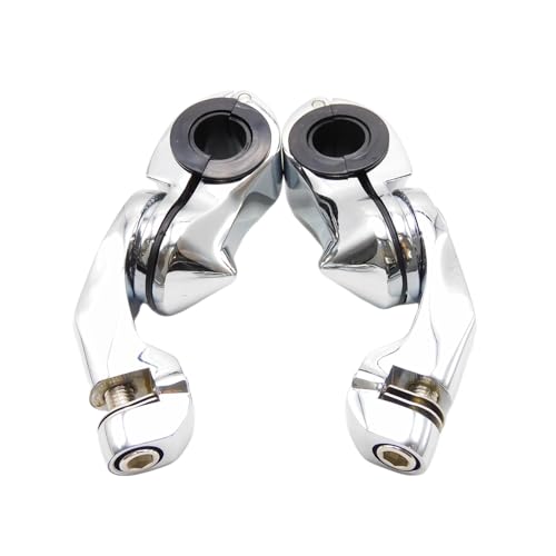 Marchepied Autoroute Moto 32mm Fixation Pince Soulagement Jambes pour Touring Dyna