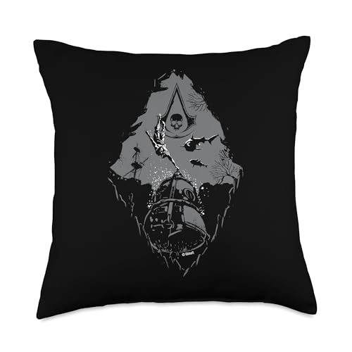 Assassin's Creed: Black Flag Resynced Officially Licensed Throw Pillow