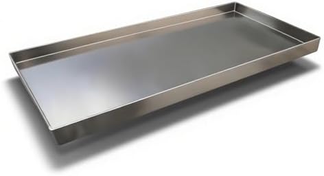 Stainless Steel Dog Crate Replacement Tray - Leak-Proof, Welded Design, Chew Resistant, 39x24 in (100x60 cm) - Perfect for Pet Care & Easy Cleaning
