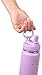 Takeya Actives 24 oz Water Bottle with Straw Lid - Double Wall Stainless Steel Insulation - Dishwasher Safe & BPA-Free - Removable Bumper - Lilac