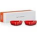 Price comparison product image Le Creuset Set of 2 Heart Ramequins in Ceramic, 350 ml each, Cerise, 79082300600000