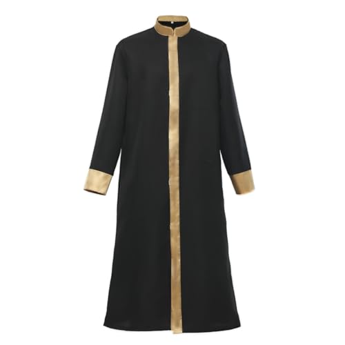 BPURB Mens Praise Worship Dance Robe Roman Pulpit Cassock Adults Priest Liturgical Vestment Preacher Altar