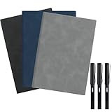HETIE 3 Cuaderno Tapa Dura A5 con 3 Bolígrafos, Perfecto para Escribir, Tomar Notas, Dibujar y Llevar un Diario. El Regalo...