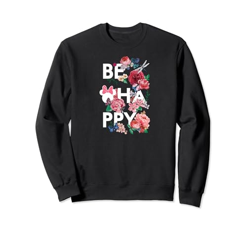 Sweat Minnie Disney Be Happy idéal pour vos sorties décontractées de week-end