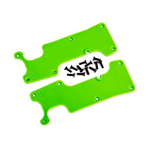 Traxxas Sledge Rear Suspension Arm Covers (Green) (2)