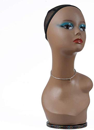 Rotierende Schaufensterpuppe Kopf Hut Perücke Display Kopf Form Fensterdekoration Dummy Kopf mit Plattenspieler Basis