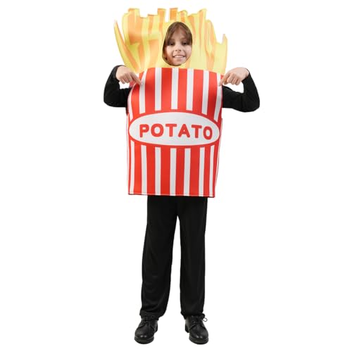 Disfraz caja de papas fritas para niños miniatura 2