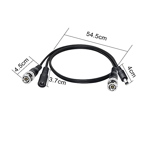 PNGKNYOCN 50cm BNC Video Power Cable，All-in-One Siamese Video and Power Security Camera Cable for CCTV DVR Surveillance System by PNGKNYOCN - Image 4