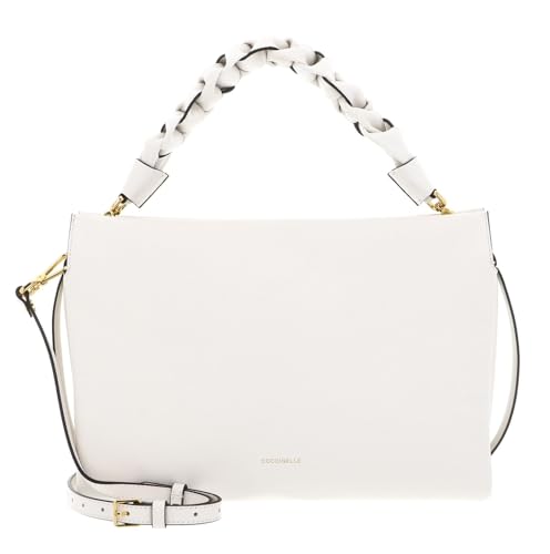Sac en cuir Coccinelle Boheme Grana Double Blanco écru tendance femme