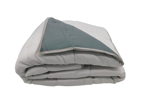 Couette 220 x 240 ultra légère pour 2 personnes gris Mortreux