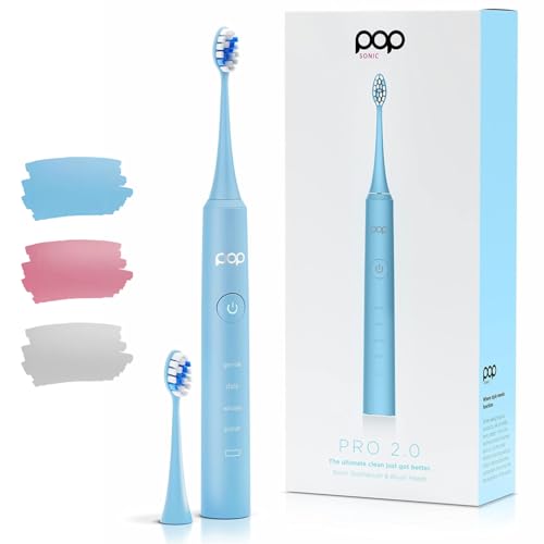 Pop Sonic Pro 2.0 Electric Toothbrush (Blue) Rechargeable Sonic T...